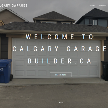 Web design for contractor in Calgary